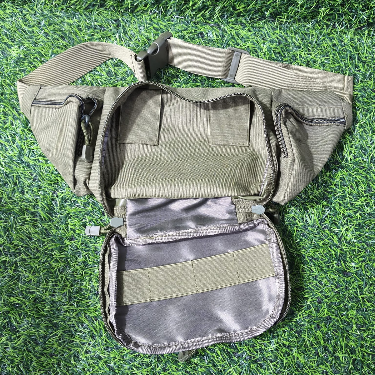 Riñonera Táctica Multiuso De Nylon 1000D – Bolso De Cintura, Pecho O Espalda Con Compartimento Reforzado