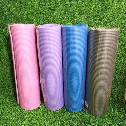Alfombra Mat De Yoga NBR – Colchoneta Liviana Para Pilates, Estiramientos Y Ejercicio En Casa O Gimnasio