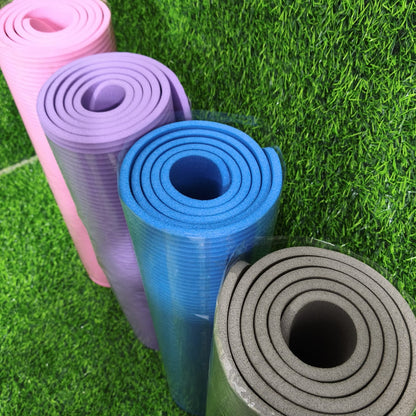 Alfombra Mat De Yoga NBR – Colchoneta Liviana Para Pilates, Estiramientos Y Ejercicio En Casa O Gimnasio