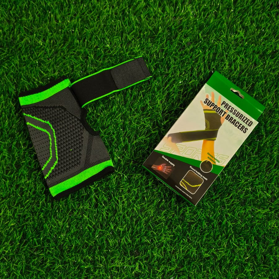 Muñequera Deportiva De Compresión Con Velcro Ajustable – Soporte Anatómico Para Entrenamiento Y Trabajo