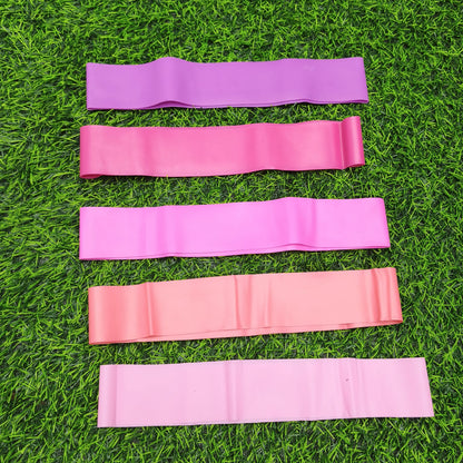 Set 5 Bandas Elásticas Cerradas De Resistencia – Mini Bands Para Glúteos, Piernas, Pilates Y Movilidad