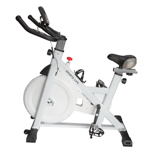 Bicicleta Estática Spinning Sports Life – Con Monitor Y Resistencia Ajustable