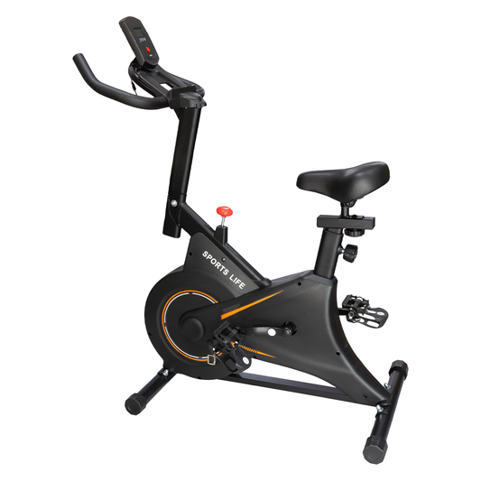 Bicicleta Magnética Estática Spinning Sports Life – Con Monitor Y Resistencia Ajustable