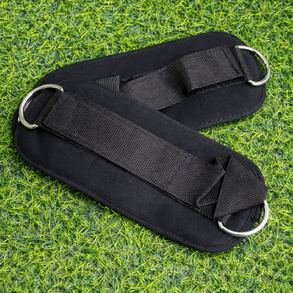 Par De Tobilleras Para Polea – Correas Acolchadas Con Anilla En D Para Glúteos Y Piernas