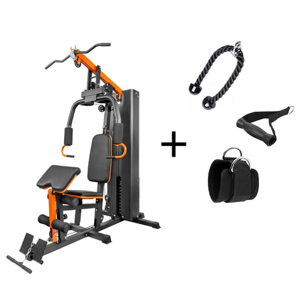 Banco Multifuerza 150LBS — Estación de Ejercicios Completa para Casa o Gimnasio