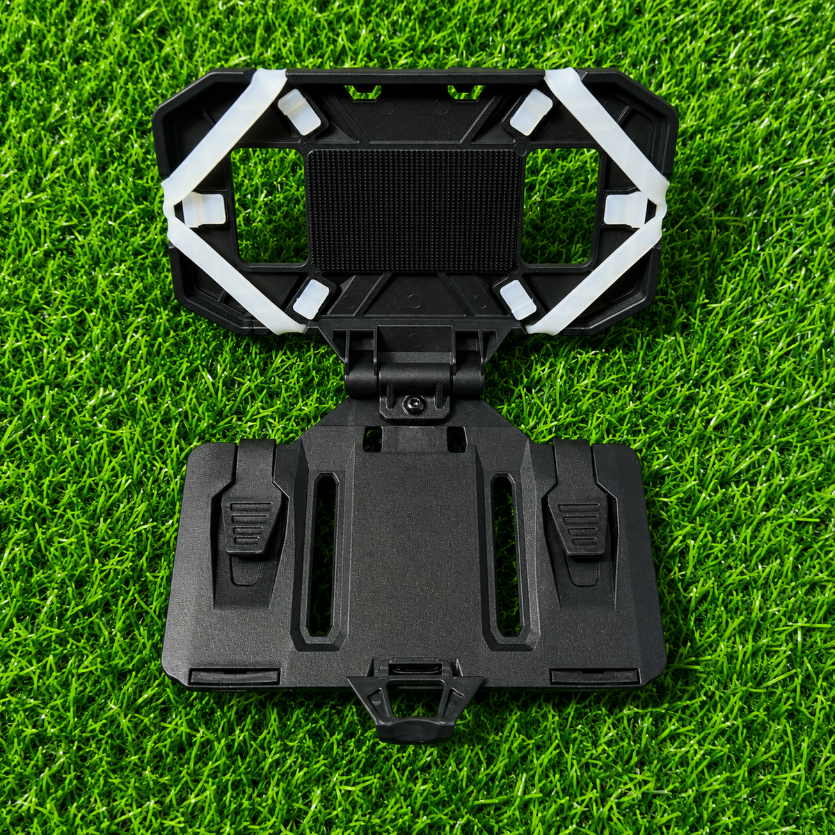 Soporte Táctico Plegable Para Celular MOLLE – Ángulo Ajustable Con Panel De Velcro