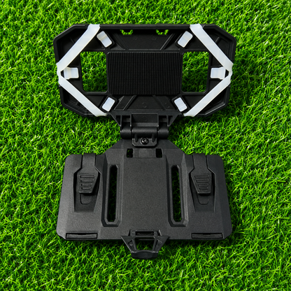 Soporte Táctico Plegable Para Celular MOLLE – Ángulo Ajustable Con Panel De Velcro