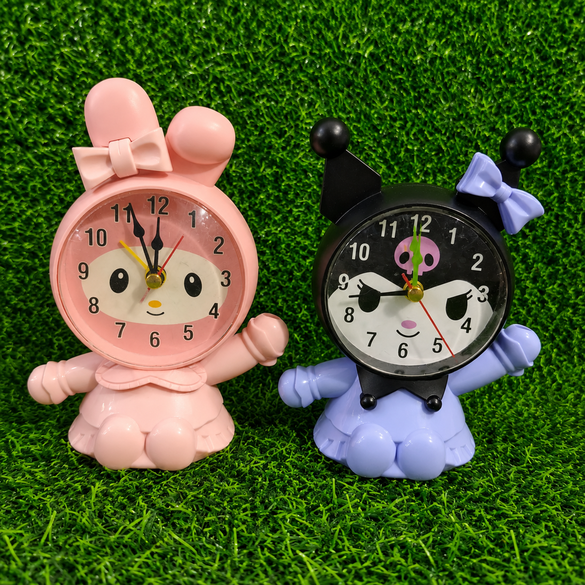 Reloj Despertador Infantil Analógico A Pilas – Diseño Kawaii De Personaje Animado Para Niños