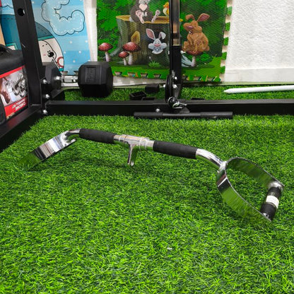 Acople Agarre De Polea Para Remo – Barra De Espalda 68cm Con Mango Antideslizante Para Entrenamiento De Espalda En Gimnasio