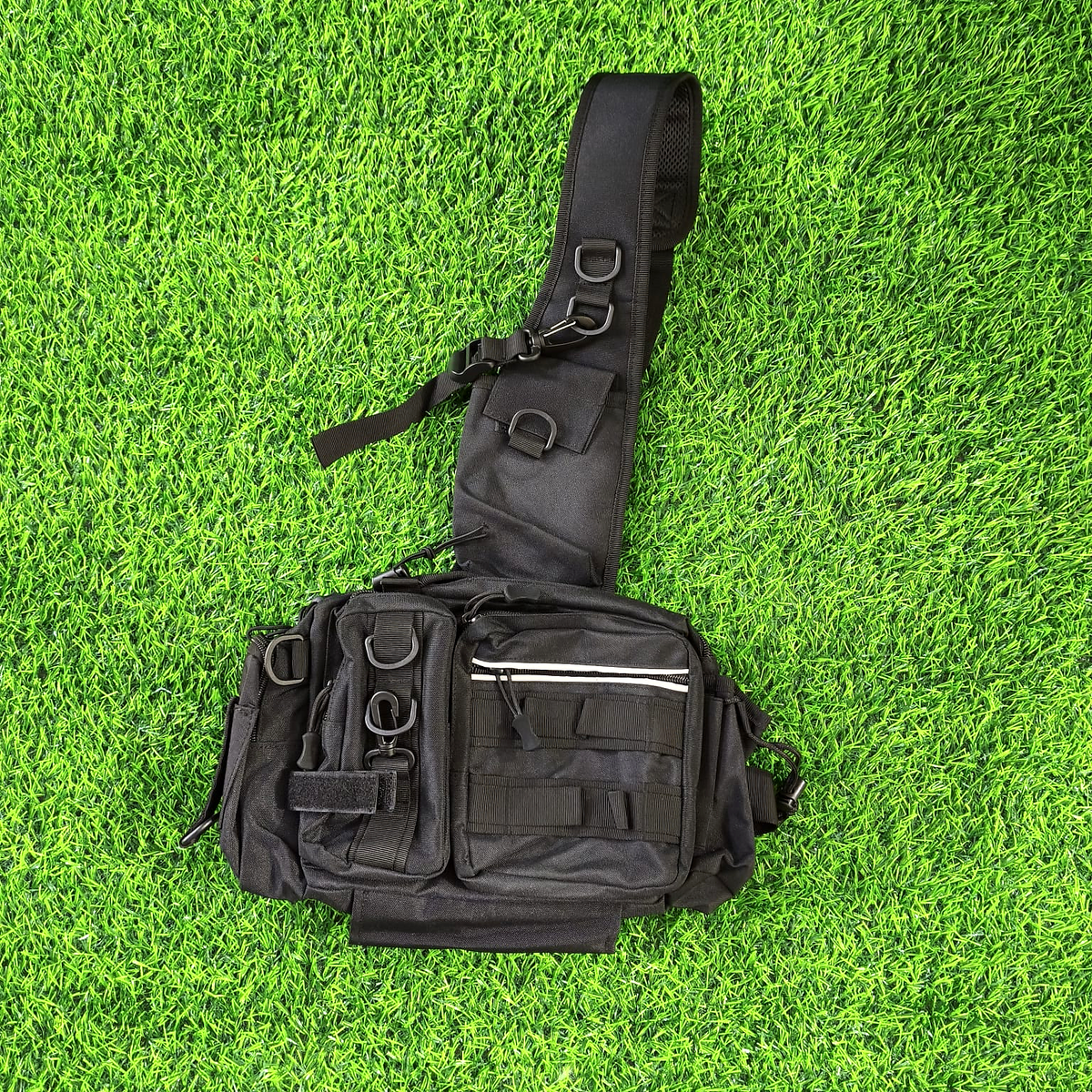 Bolso Táctico Tipo Canguro Para Pesca Y Actividades Al Aire Libre – Multiuso Y Resistente