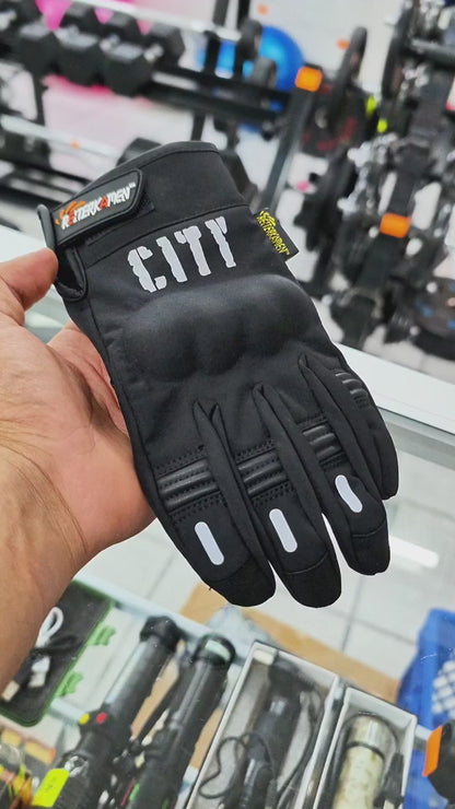 Guantes City para Moto con Protección, Pantalla Táctil y Diseño Deportivo Urbano