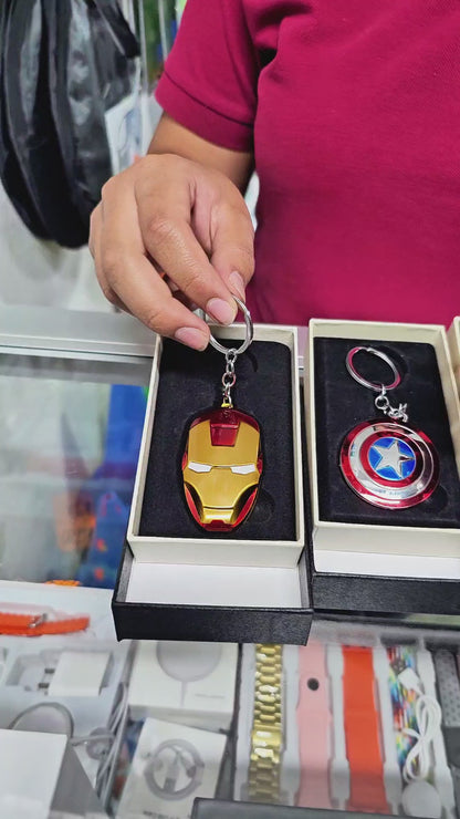 Llavero Encendedor Recargable Marvel Usb – Diseño Metálico Coleccionable