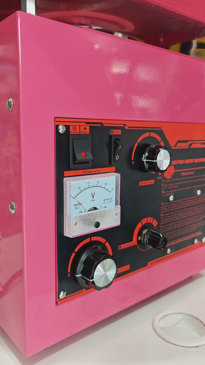 Máquina Eléctrica Para Algodón De Azúcar Con Parlante – Bowl De Acero Para Fiestas Y Emprendimientos