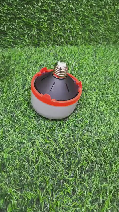 Foco LED Recargable Portátil De 9W 15W Y 30W – Lámpara De Emergencia Con Rosca E27 Para Cortes De Luz Y Camping