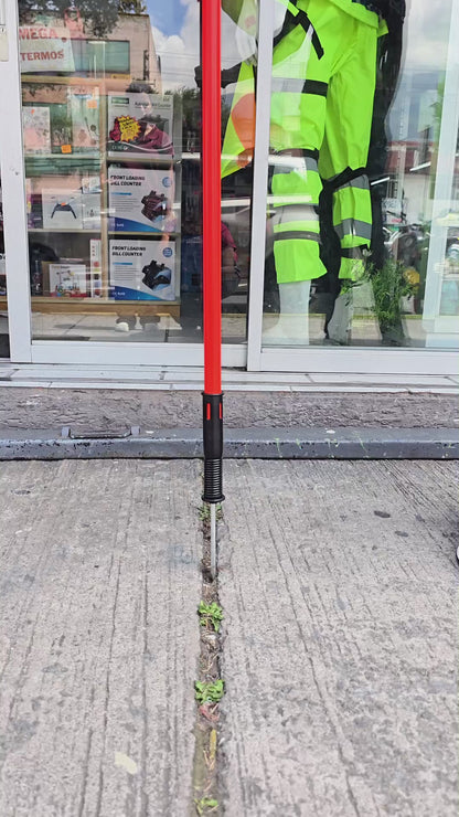 Bandera De Árbitro Para Fútbol – Poste Con Punta Metálica Y Bandera Fluorescente Bicolor Alta Visibilidad