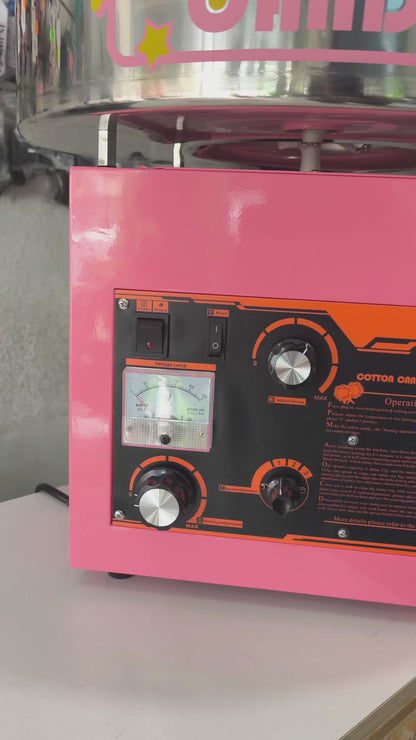 Máquina Eléctrica Para Algodón de Azúcar – Máquina Compacta Para Fiesta, Eventos, Cumpleaños y Reuniones