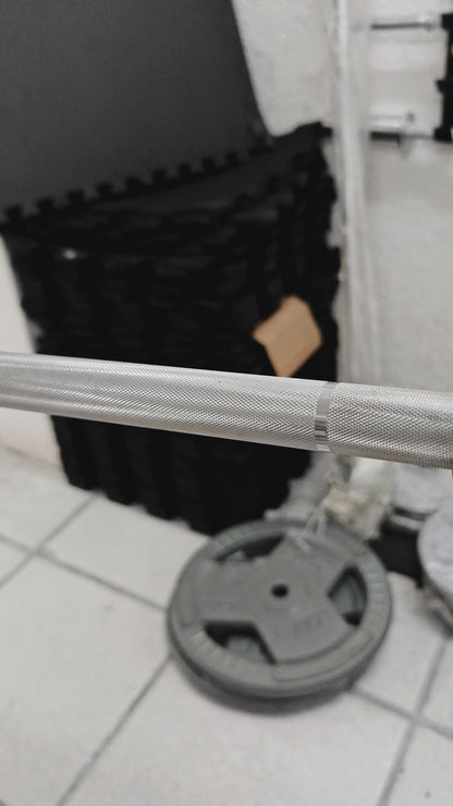 Barra Olímpica Profesional 20 Kg Para Gimnasio – 220cm Con Aleación De Cobre, Soporte De 1000 Lbs Y Giro 360°
