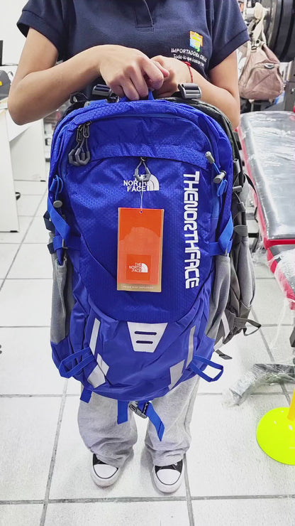 Mochila De Senderismo 40L Impermeable Multibolsillos – Acceso Rápido Y Soporte Lumbar Para Montaña