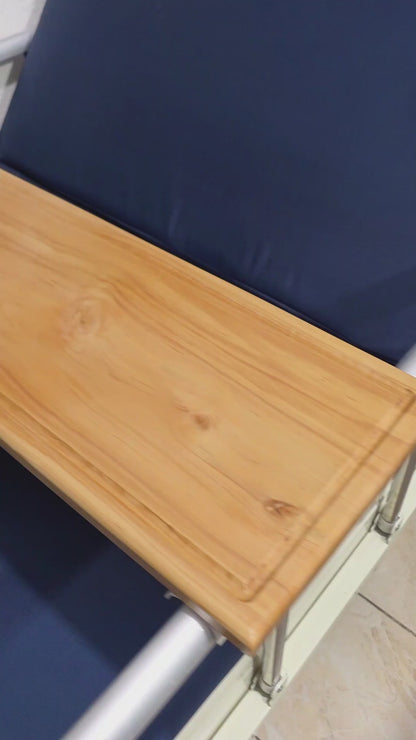 Tabla Desayunador De Cama En Madera 103cm – Bandeja Para Desayuno, Laptop Y Lectura Sobre La Cama