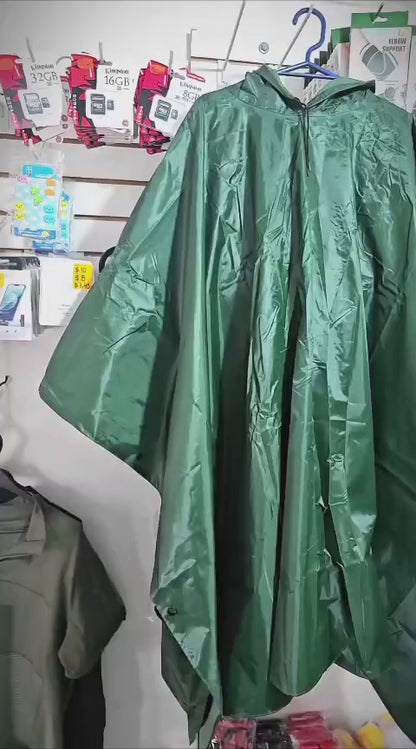 Poncho Impermeable Con Capucha – Ideal Para Moto, Senderismo, Camping Y Lluvia Características principales