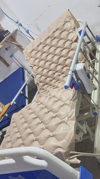 Colchón Antiescaras Con Motor De Aire Y Accesorios – Sistema De Prevención De Úlceras Por Presión Tipo Burbuja