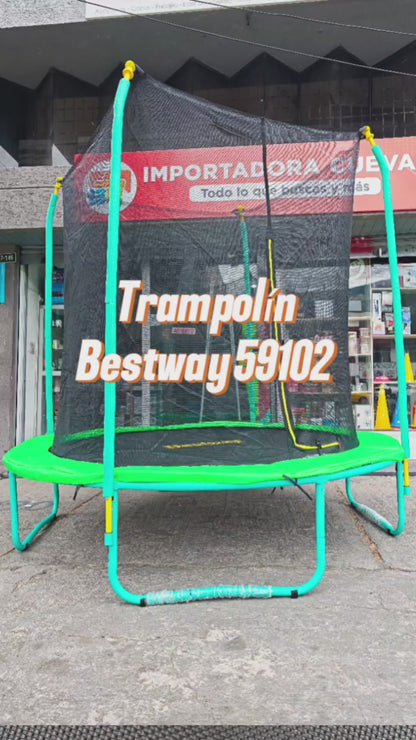 Trampolín Infantil Bestway 59102 Xtreme Air 2.44m con Red de Protección