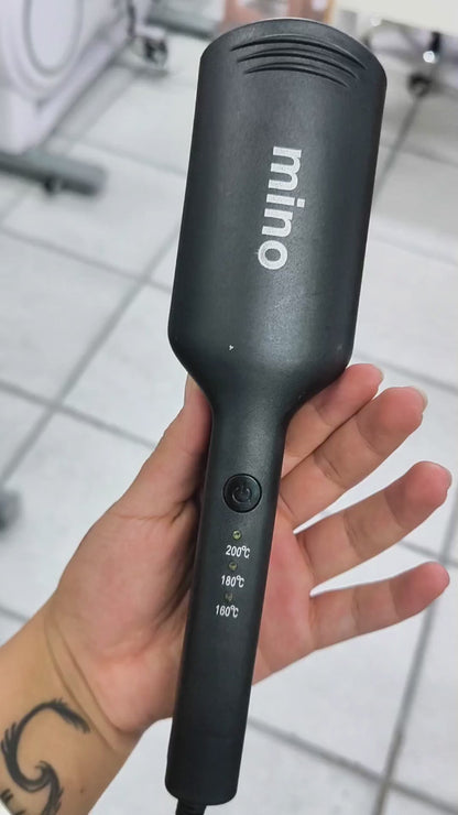 Onduladora De Cabello Mino – Placas Anchas Para Ondas Al Agua Con Temperaturas Ajustables