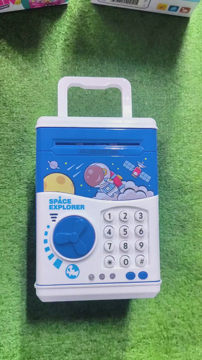 Alcancía Electrónica Infantil – Modelos Sirenita Y Astronauta Con Clave Numérica