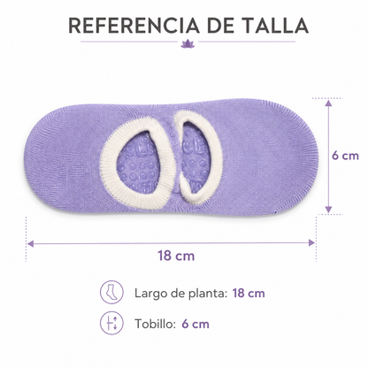 Medias de Yoga Antideslizantes con Ajuste al Tobillo para Pilates y Entrenamiento