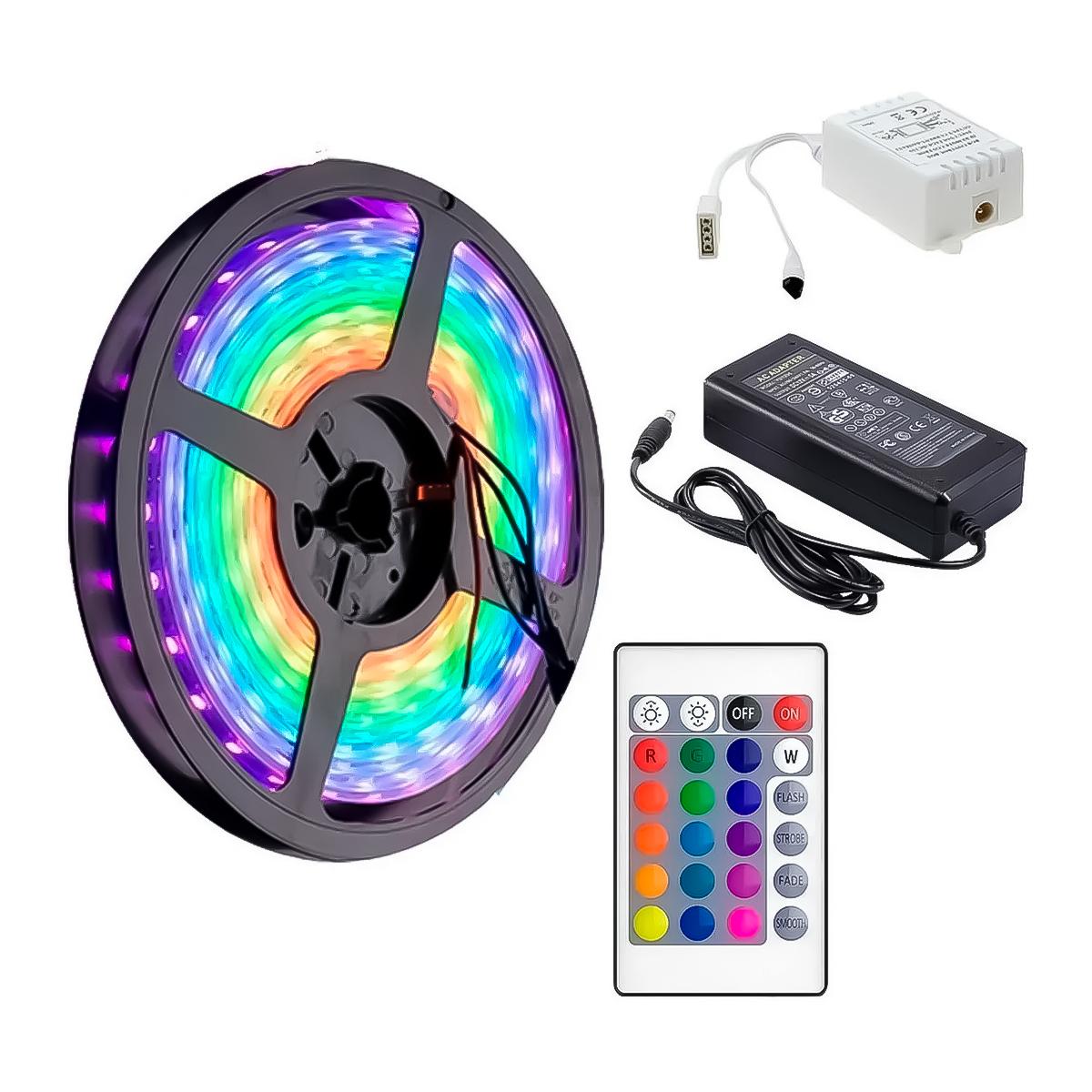 Tira de luces LED con pilas RGB luces LED tira de luces con