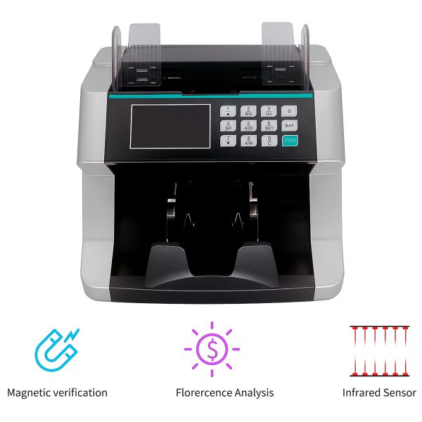Contador De Dinero Y Detector De Billetes Falsos Maquina Contadora  Falsificacion